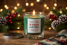 Load image into Gallery viewer, and to all a good night candle