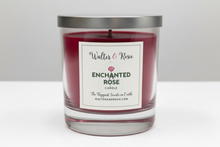 Load image into Gallery viewer, Candle in a glass jar with a label on a white surface
