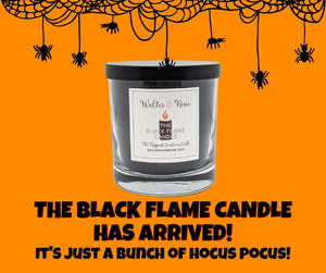 Black Flame Candle