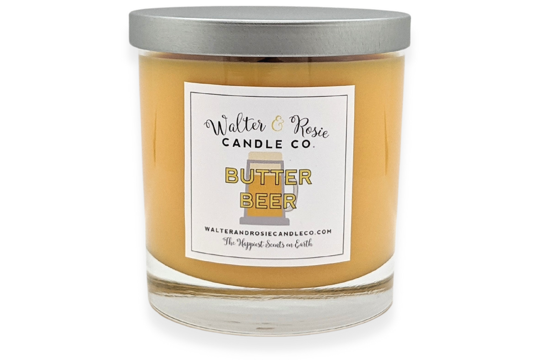 Walter and Rosie candles, Harry Potter, Harry Potter Candle, Butter Beer