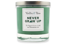 Load image into Gallery viewer, Walter and Rosie, Disney candles, Peter Pan, Never Grow Up candle, Disney Lifestylers
