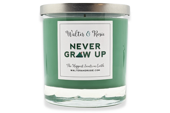 Walter and Rosie, Disney candles, Peter Pan, Never Grow Up candle, Disney Lifestylers