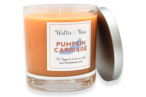 Pumpkin Carriage Candle
