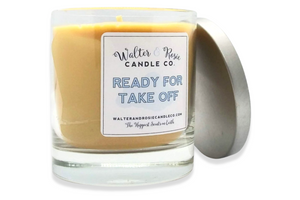 Ready for Takeoff Candle