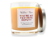 Load image into Gallery viewer, You&#39;re My Favorite Deputy Candle
